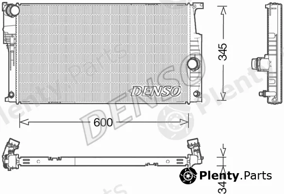 Denso DRM05004 — Radiator, engine cooling