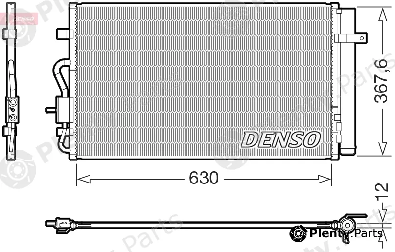 Denso DCN20050 — Condenser, air conditioning