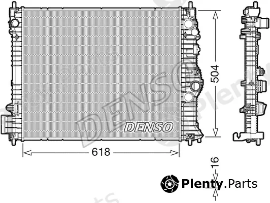 Denso DRM15010 — Radiator, engine cooling