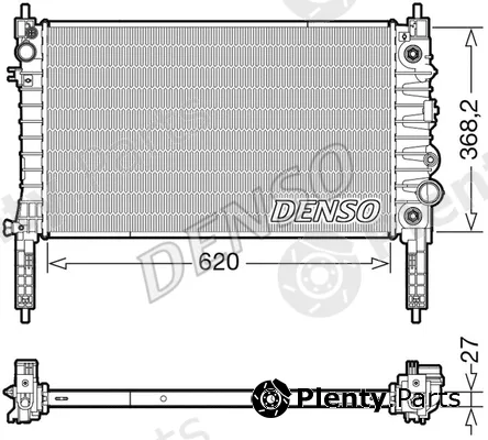 Denso DRM20119 — Radiator, engine cooling