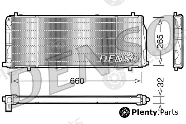 Denso DRM02004 — Radiator, engine cooling