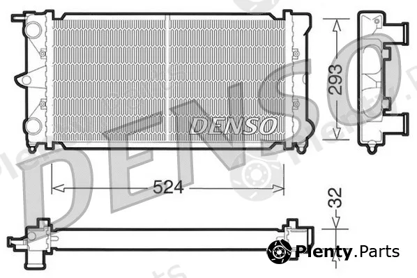 Denso DRM32020 — Radiator, engine cooling