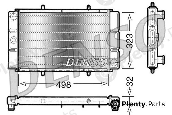 Denso DRM24010 — Radiator, engine cooling