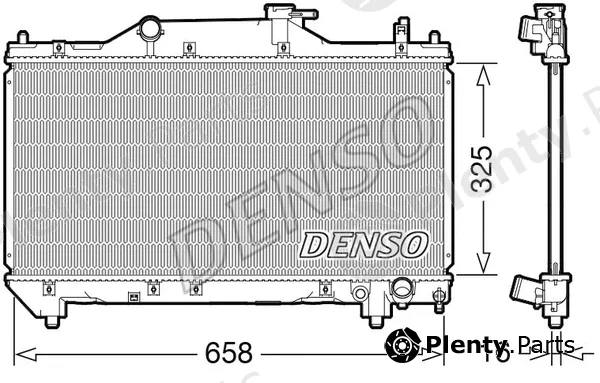 Denso DRM50131 — Radiator, engine cooling