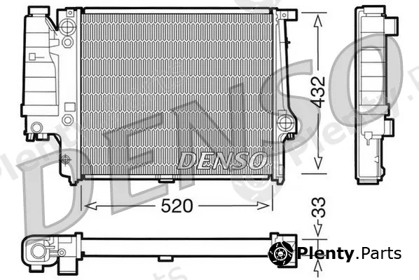 Denso DRM05060 — Radiator, engine cooling