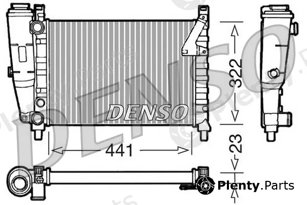 Denso DRM09143 — Radiator, engine cooling