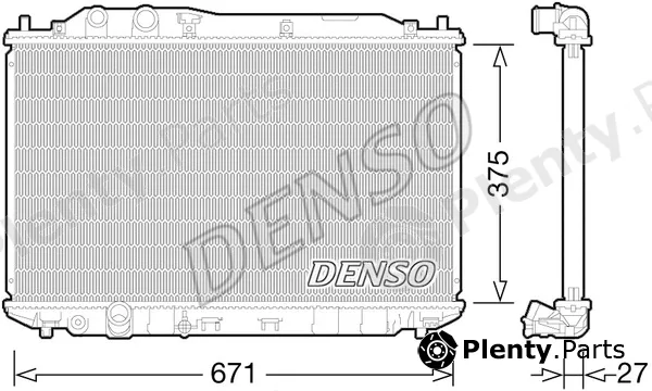 Denso DRM40029 — Radiator, engine cooling