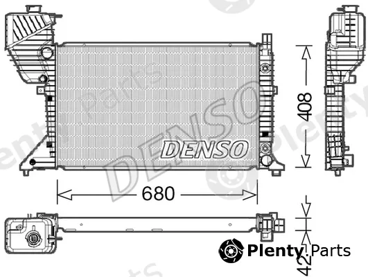 Denso DRM17019 — Radiator, engine cooling