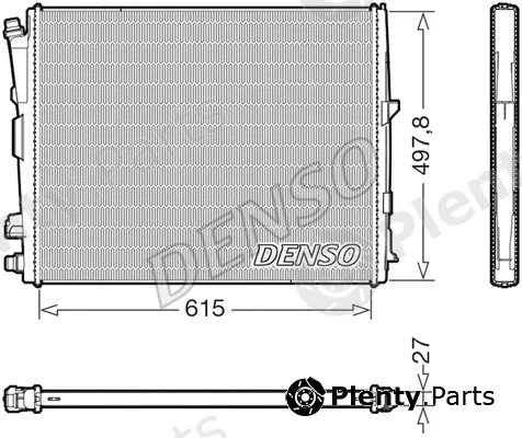 Denso DRM05123 — Radiator, engine cooling