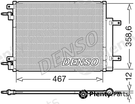 Denso DCN20046 — Condenser, air conditioning
