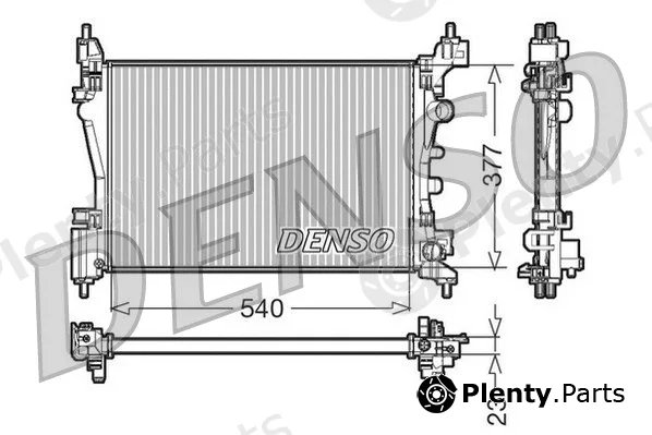 Denso DRM20095 — Radiator, engine cooling