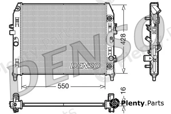 Denso DRM44009 — Radiator, engine cooling