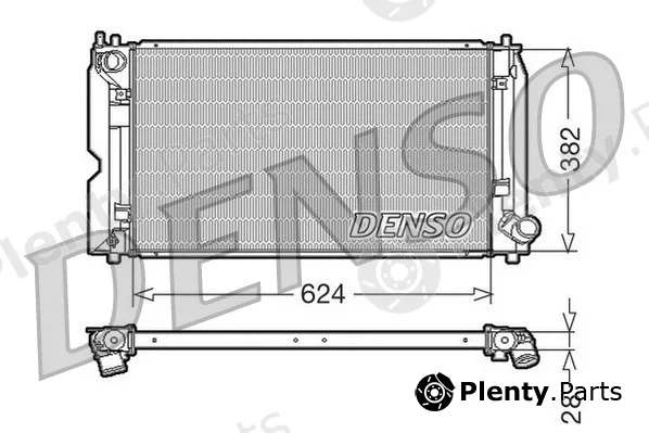 Denso DRM50012 — Radiator, engine cooling