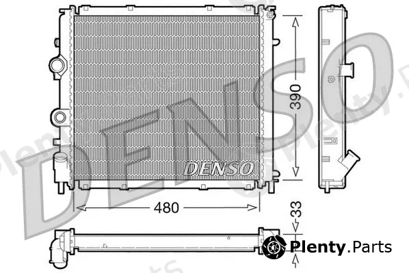Denso DRM23011 — Radiator, engine cooling