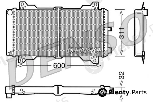 Denso DRM10012 — Radiator, engine cooling