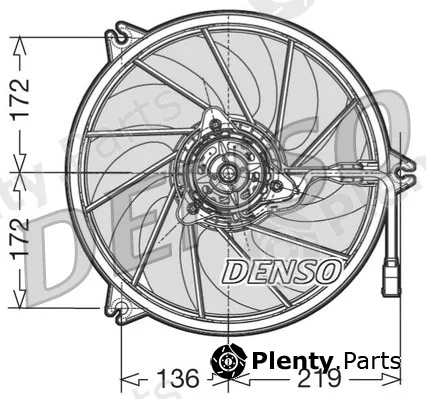 Denso DER21009 — Fan, engine cooling