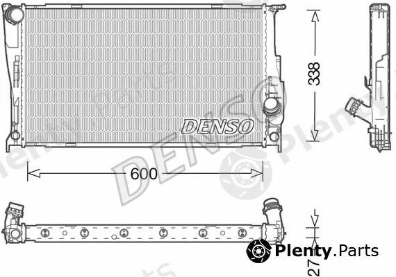 Denso DRM05003 — Radiator, engine cooling