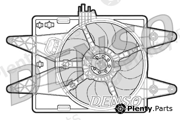 Denso DER09022 — Fan, engine cooling