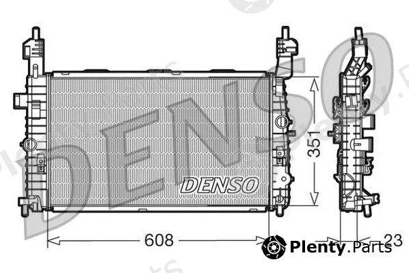 Denso DRM20093 — Radiator, engine cooling