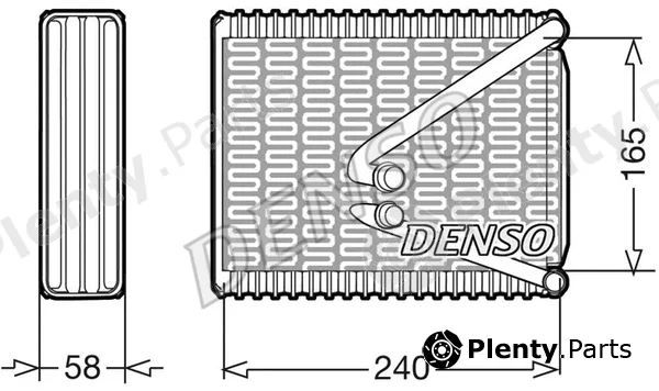 Denso DEV09017 — Evaporator, air conditioning