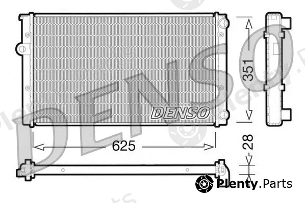 Denso DRM32009 — Radiator, engine cooling
