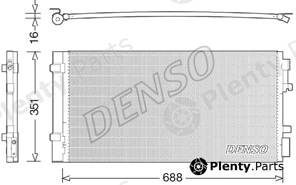 Denso DCN23034 — Condenser, air conditioning