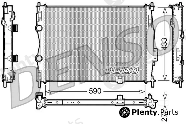 Denso DRM46019 — Radiator, engine cooling
