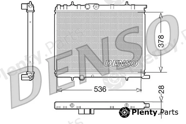 Denso DRM07021 — Radiator, engine cooling