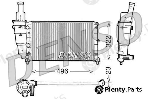 Denso DRM13003 — Radiator, engine cooling