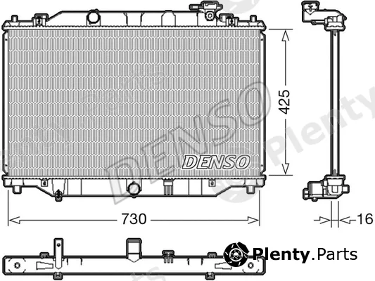 Denso DRM44039 — Radiator, engine cooling