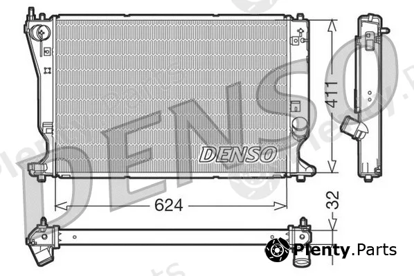 Denso DRM50032 — Radiator, engine cooling