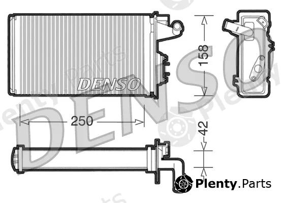 Denso DRR09010 — Heat Exchanger, interior heating