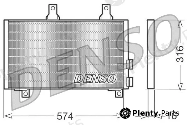Denso DCN01002 — Condenser, air conditioning