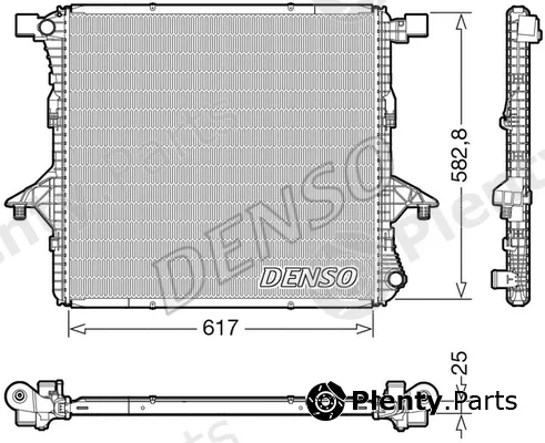 Denso DRM32052 — Radiator, engine cooling