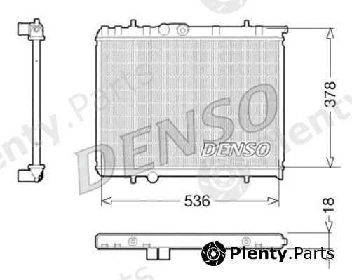 Denso DRM21034 — Radiator, engine cooling