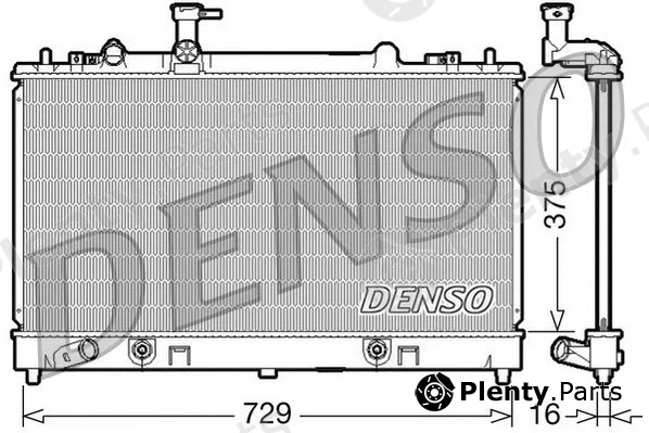 Denso DRM44024 — Radiator, engine cooling