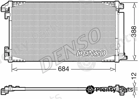 Denso DCN50119 — Condenser, air conditioning