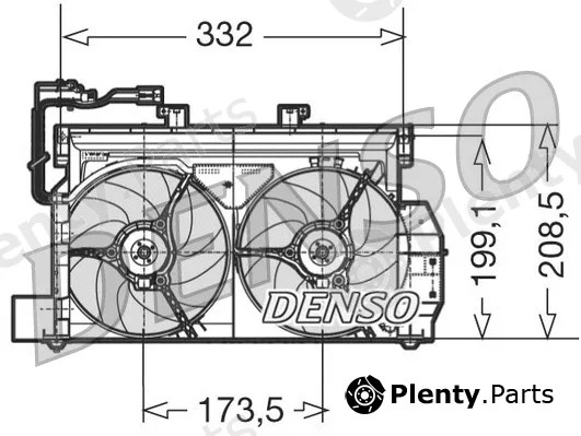 Denso DER07001 — Fan, engine cooling