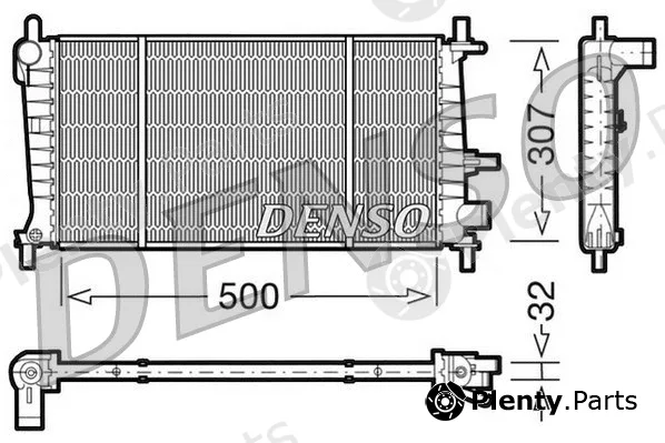 Denso DRM10041 — Radiator, engine cooling