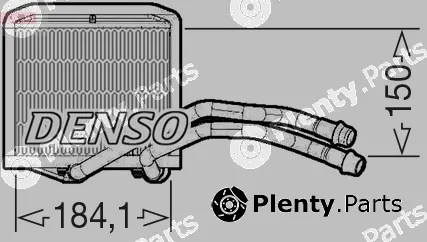 Denso DRR09102 — Heat Exchanger, interior heating