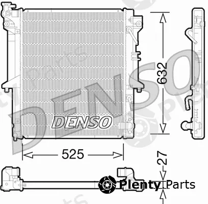Denso DRM45035 — Radiator, engine cooling