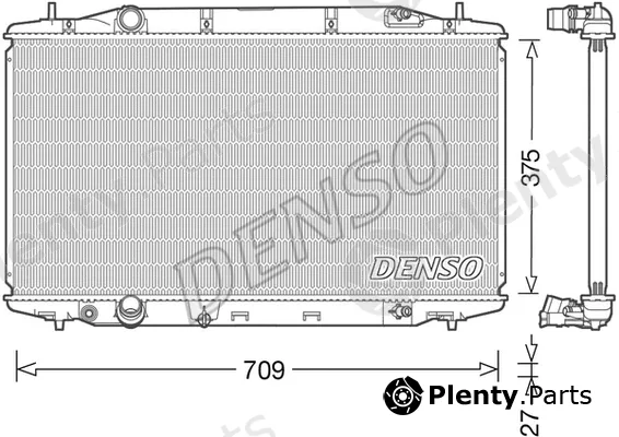 Denso DRM40041 — Radiator, engine cooling