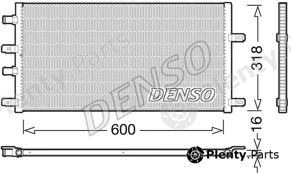 Denso DRM12011 — Radiator, engine cooling