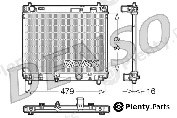 Denso DRM50004 — Radiator, engine cooling