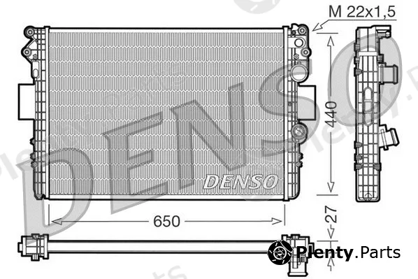 Denso DRM12002 — Radiator, engine cooling