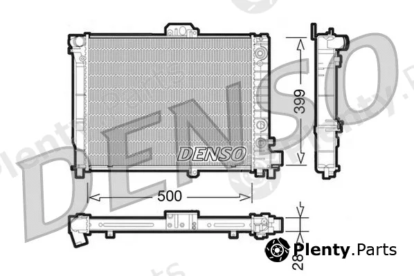 Denso DRM25008 — Radiator, engine cooling