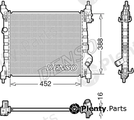 Denso DRM15014 — Radiator, engine cooling