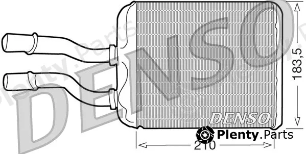 Denso DRR01011 — Heat Exchanger, interior heating