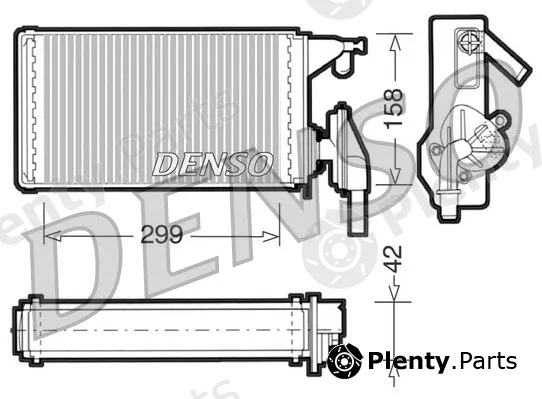 Denso DRR12002 — Heat Exchanger, interior heating