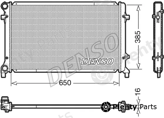 Denso DRM02014 — Radiator, engine cooling